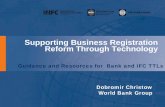 22. supporting business registration reform through technology  mr. dobromir