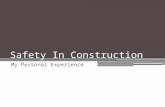 Safety in construction