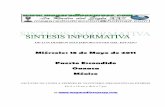 Sintesis informativa 180511