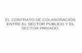 El contrato de colaboración entre el sector público y el sector privado
