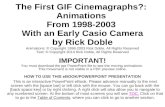 The First GIF Cinemagraphs?: Animations From 1998-2003 With an Early Casio Camera by Rick Doble