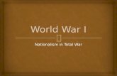 WWI: Nationalism and Total War