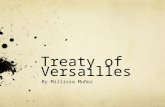 Treaty of versaille