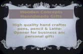 Handmade wooden produccts