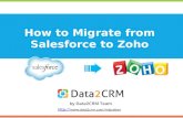 How to Migrate Salesforce to Zoho Effortlessly