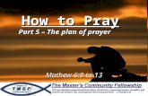 How to pray   part 5