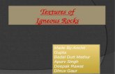 Igneous textures and structures