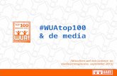 WUA! Top 100 websites 2013 content- en mediastrategie