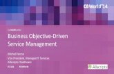 Business Objective-Driven Service Management