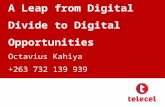 A Leap from Digital Divide to Digital Opportunities