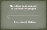 Nutrition assessment of elderly people