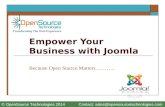 Empower your business with joomla