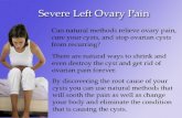 Severe Left Ovary Pain