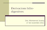 Derivacions bilio digestives (tècnica quirúrgica)