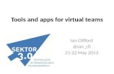 Tools and apps for virtual teams