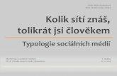 MvSM 2014: 2) Typologie sociálních médií