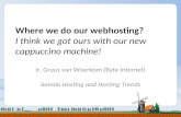 joomla webhosting op joomladagen 2009