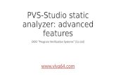 PVS-Studio static analyzer: advanced features