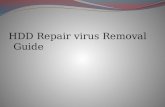 Hdd repair virus removal guide