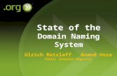 State of the Domain Naming System - Anand Vora & Ulrich Reatzlaff - Public Interest Registry
