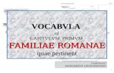 Familiae romanae-vocabula-