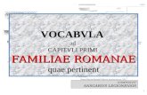 Vocabula Familiae Romanae I