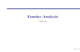 Presentation Chapter 1: Fourier Analysis