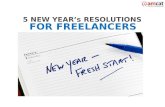 5 New Year's Resolutions For Freelancers