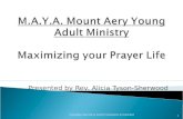Maximizing Your Prayer L Ife
