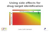 Using side effects for drug target identification