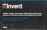 Amazon RDS for Microsoft SQL: Performance, Security, Best Practices (DAT303) | AWS re:Invent 2013