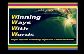 Winning Ways With Words