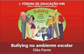 Bullying no ambiente escolar