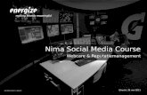 Nima social media course webcare