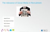 Relevance of social media in recruitment