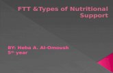 Ftt &types of nutritional support