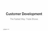 Trade Shows: fastest customer development