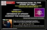 [Slideshare]fiqh course-#7-khilafiyyah(2011)