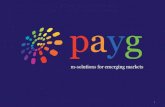 PAYG Solutions Presentation Nov 2011 - Technology Solutions for Emerging Markets
