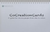 CoCreationCards - How to map, build and design ideas