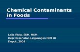Chemical food contaminants kmk