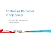 Controlling Resources in SQL Server