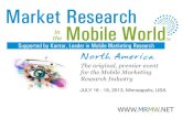 Supporting the industry’s change towards mobile marketing research - Kantar Mobile