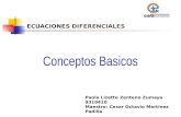 Conceptos BáSicos de ecuaciones diferenciales