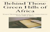 Hemingway and green hills of africa iii