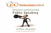 Public Speaking - estratto dispensa audiotraining