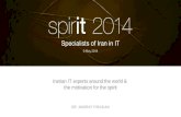 Iranian IT experts around the world & the motivation for the spirit conference