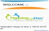 HelpingDoc.com - Book Doctor Appointment Online