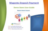 Magento Deposit Payment - Demo User Guide