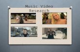 Music Video Research - Initial Research